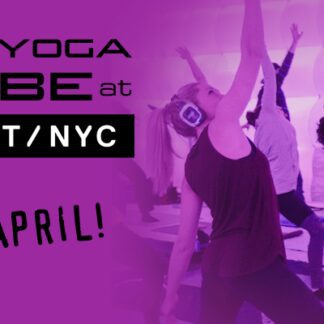 Sound Off Yoga in The Cube at South Street Seaport