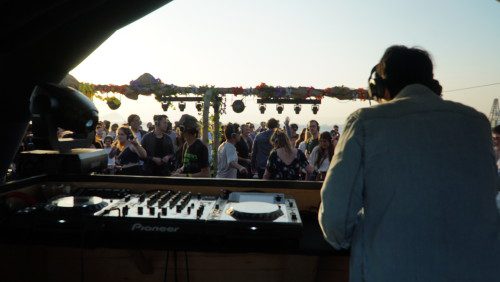 Clockenflap – View from the DJ booth