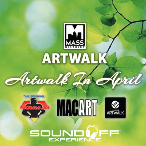 MASS District Artwalk in April Flyer