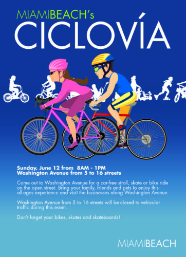 Miami Beach's Ciclovia Flyer