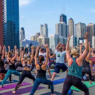 Skyline Silent Disco Yoga