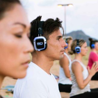 silent disco yoga flow