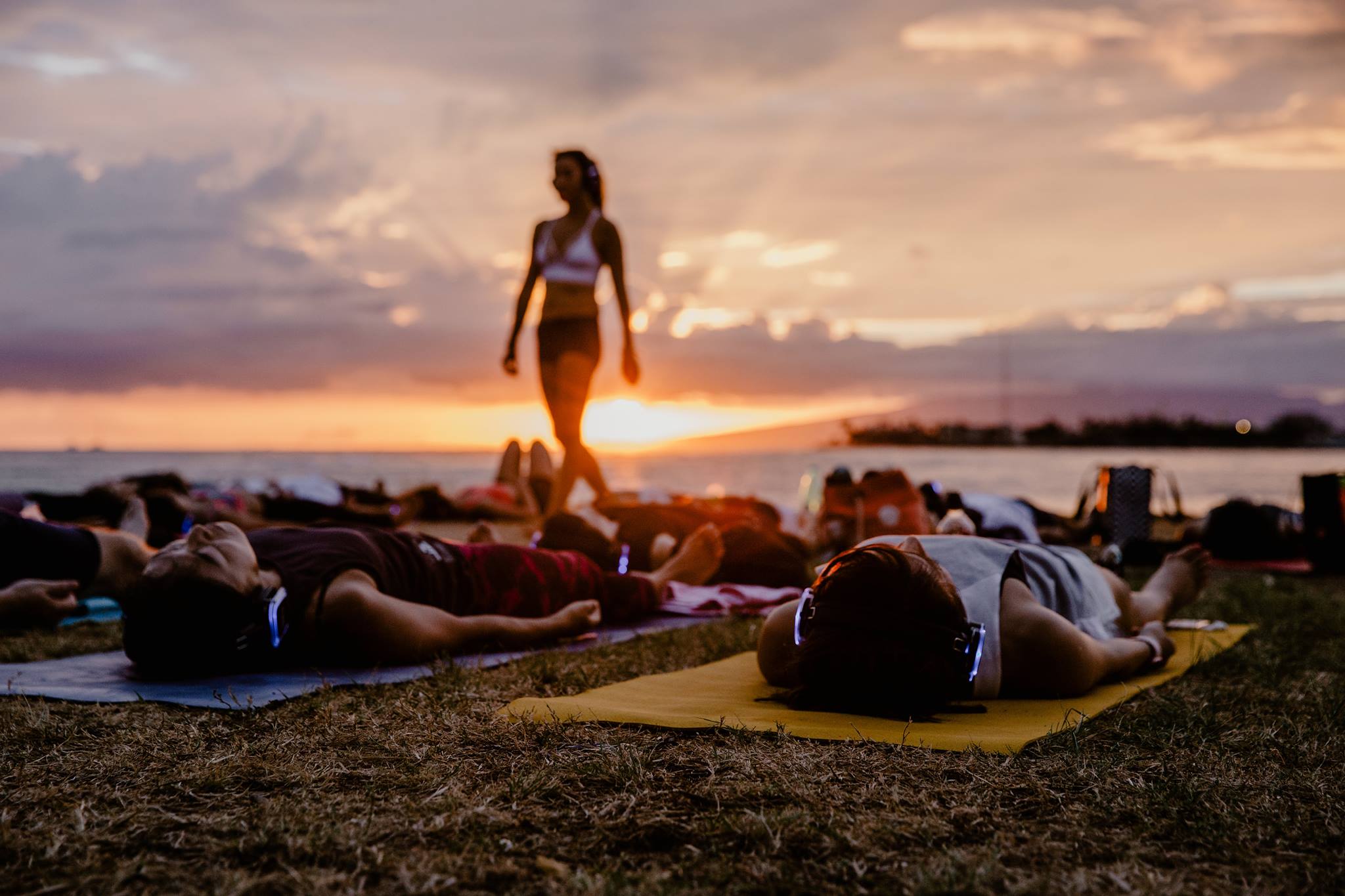 Sunset Silent Disco Yoga