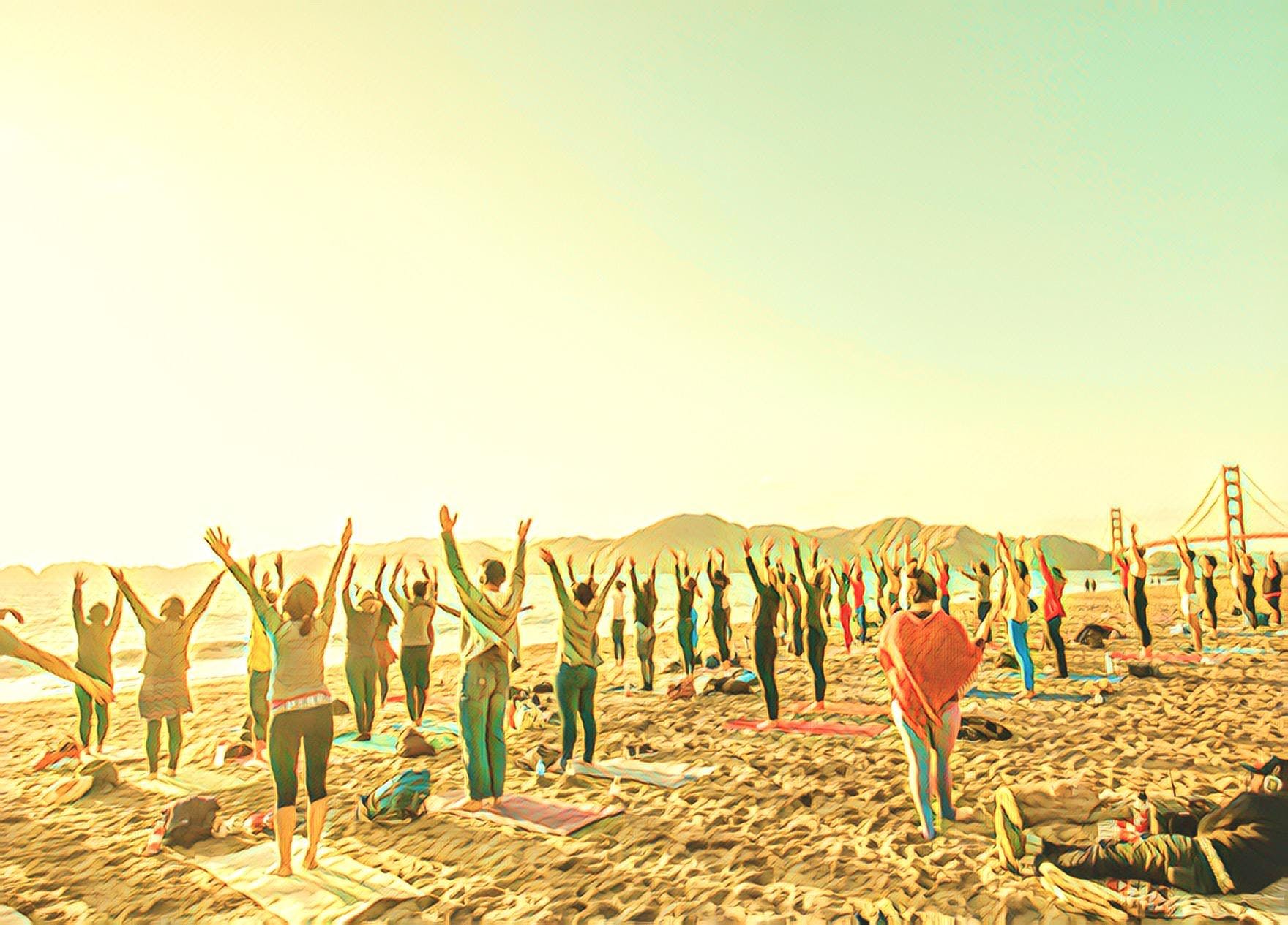Saturday Groove: Beach Yoga with Erin Gillmore!