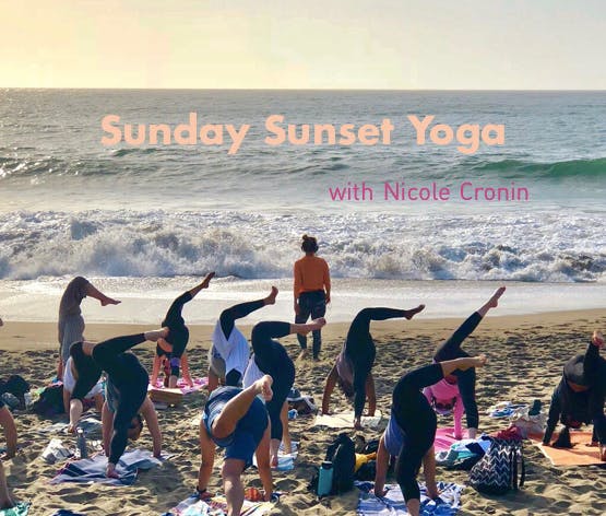 Sunset Beach Yoga with Nicole Cronin