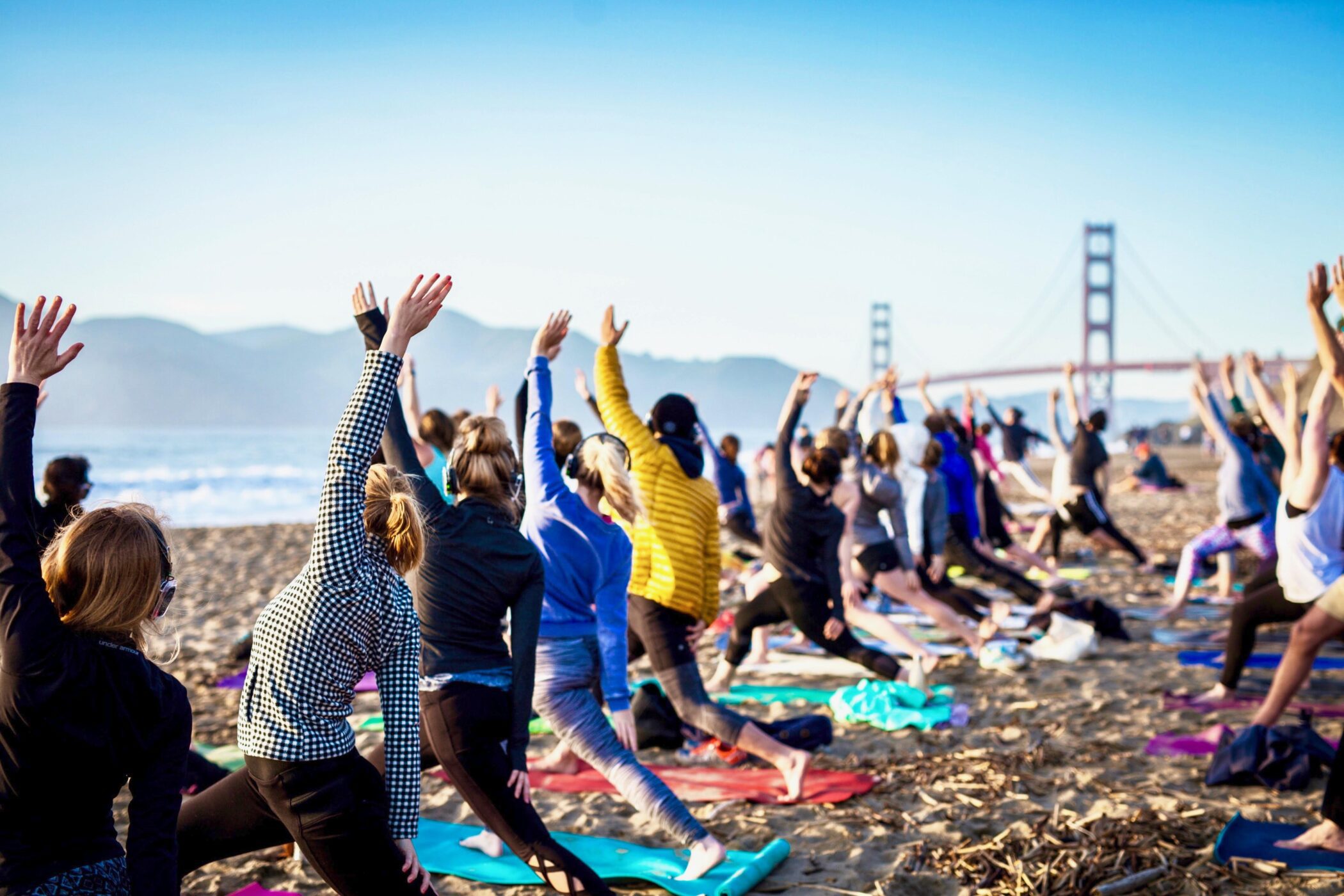 Beach Yoga with Outdoor Yoga SF X The Assembly!
