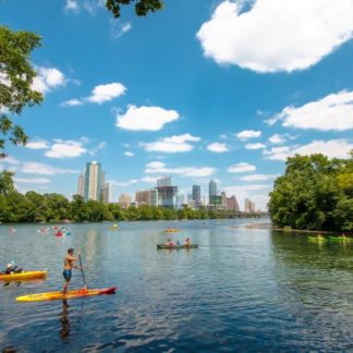 MindTravel SilentPaddle in Austin on Ladybird Lake