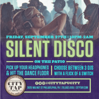 Silent Disco on the Patio @ City Tap House