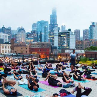 Bender CHI // Sunset Yoga at Ace Hotel