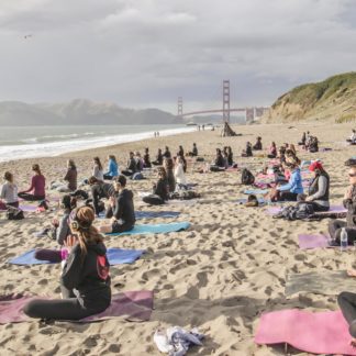 Saturday Beach Yoga with Sarah!