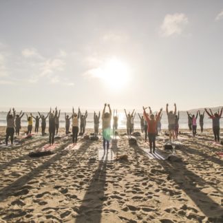 Sunset Beach Yoga with Julianne!